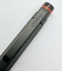 Nos Vintage Rotring Newton Black Fountain Pen Metal M Nib Germany