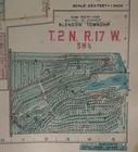 1937 Columbus Ohio Mifflin  Clinton And Blendon Townships Atlas Map