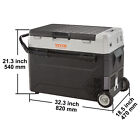 Vevor Portable Car Refrigerator Freezer Compressor 56qt Dual Zone Car Fridge 12v