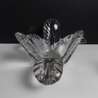 Vannes Le Chatel French Art Glass Flower Form Centerpiece Bowl Set 