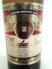 Display Bottle  Glass  budweiser  Limited Edition 1998 9  Tall X 2 1 4  Wide