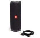Jbl Flip 5 Black Portable Bluetooth Speaker W divvi  Hardshell Case