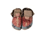 Sioux Moccasins Quilled And Beaded