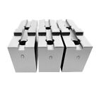 American Standard Steel Soft Jaws For Tongue   Groove 8  Chuck 1 5  Ht  3 Pcs 