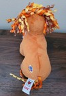 Ganz Webkinz Curly Lion Orange Yellow Stuffed Animal Plush 8-inch Hm728 No Code