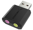 Sabrent Usb External Stereo Sound Adapter For Windows   Mac Plug   Play  au-mmsa