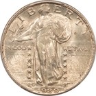 1929-d Standing Liberty Quarter - Pcgs Ms-62  Looks 64  Premium Quality 