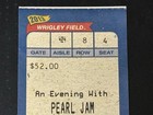 Pearl Jam Ticket Stub Wrigley Field Chicago Il July 19  2013 Rock Music Concert