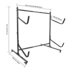 2 Tiers Heavy Duty Kayak Stand Freestanding Kayak Storage Rack For Double Kayak
