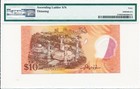 Negara Brunei Darussalam Brunei 10 Riggit 2011  Pmg  40 Ascending No   234567