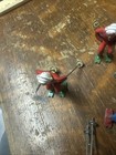 Vintage Barclay   Manoil  Lot Of 7  Lead Skiers   circa 1930-40 s 