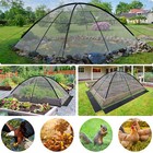 Taus Pond Cover Dome Garden Pond Net 9-13 Ft Black Netting Covers For Leaves