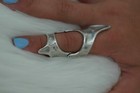 New Uno De 50 Armor Full Finger Silver Hinged Ring 6 5 7 7 5 8 8 5 9 S M L Xl