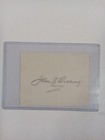 General John J  Pershing Signed 4 5 X 3 5 Cut Jsa Loa -   