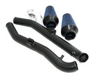 Dual Cold Air Black Intake Kit blue Air Filter For 09-20 370z 09-13 G37 3 7l V6