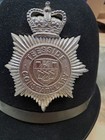 Vintage British Police Helmet