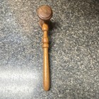 Vintage Wooden Judge Gavel Courtroom Legal Collectible Lawyers   Legal Theme
