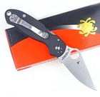 C223 Black G10 Handle Outdoor Camping Pocket Knife Folding Knives Lock Back Gift