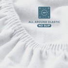 Bare Home Extra Soft Double Brushed 100  Flannel Cotton Fitted Sheet