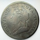 1832 Providence Of Nova Scotia Half Penny Canada Token