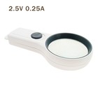 White Led Lighted 3x Magnifying Glass Magnifier New