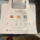 Stasher Silicone Food Grade Reusable Storage Bag - Clear  stand-up Mid  - 56 Oz
