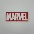 Marvel Logo Sign 3d Wall Art Decor Red Comics Man Cave Game Room Collectible