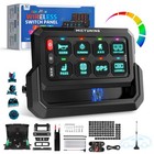 Rgb 8 Gang Wireless Switch Panel  Circuit Control Relay System Box For Off Road