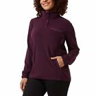 Nwt 32 Degrees Women Midweight Snap Arctic Fleece Purple Size Xl  70 Aa188
