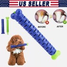 Dog Chew Toys For Aggressive Chewers  Rubber Bone Pet Teeth Cleaning Dog Toys
