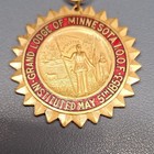 Vintage Odd Fellows Ioof Grand Lodge Minnesota Medal Badge W  Ribbon 
