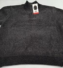 Weatherproof Vintage Men s Chenille 1 4 Zip Sweater  Gray  Size M