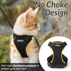 Pet Cat Harness And 59  Leash Escape Proof Adjustable Vest For Cats- Extra Small