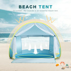 Baby Beach Tent  Pop Up Play Tent For Infants uv Protection Sun Shelter Toddlers