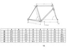 Trek 1100 Aluminum Road Bike Frame   Steel Fork Frameset 62cm Xl 1989 Blue