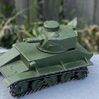 Dinky Toys Military Army Light Tank  152a W  Treads But Missing Antenna 