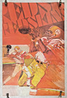 Vintage Washington Redskins 1971 Nfl Collectors Series Lithograph Poster 24x36