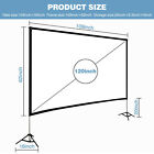 Projector Screen 120 Inch Portable Projection Screen 16 9 4k Hd With Stand