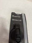 Hydro Flask Wide Mouth Straw Lid W  2 Straws Black Bpa-free Dishwasher Safe New