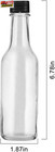 5oz Glass Hot Sauce Woozy Bottles Lids Dripper Inserts Shrink Capsules 35 Pack