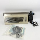 Commodore 64 Keyboard W Power Cord  Manual   Extras Original Vintage Exc