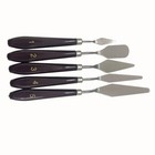 5 Pcs Set Stainless Palette Knife Scraper Spatula For Oil Painting