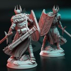 Caedes Divine Paladin Of Conquest Cleric Fighter Miniature   D d Dnd