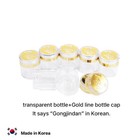 Korea Medicine Container Holder Tablet Pill Sorter Case Transparent Plastic Jar
