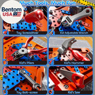 Kids Tools Toy Sets For Aged 3 4 5 6 7 8  2 In 1 Workbench Toys For Toddlers 3-5