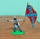 Britains 1971 Deetail Civil War Confederate Soldiers Lot Of 6