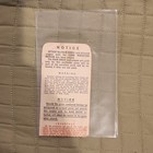 1949 World Series Original Ticket Stub Game 1 New York Yankees Baseball