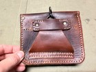 Wwi Wwii French M1915 Brown Leather Combat Ammo Pouch