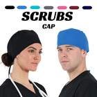 Surgical Scrub Cap Doctor Nurse Kitchen Saloon Cotton Hat Adjustable Ot Cap