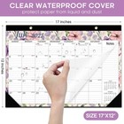 Desk Calendar 2025-2026  18 Months Calendar Runs Until Dec 2026 - Large 17  X 12